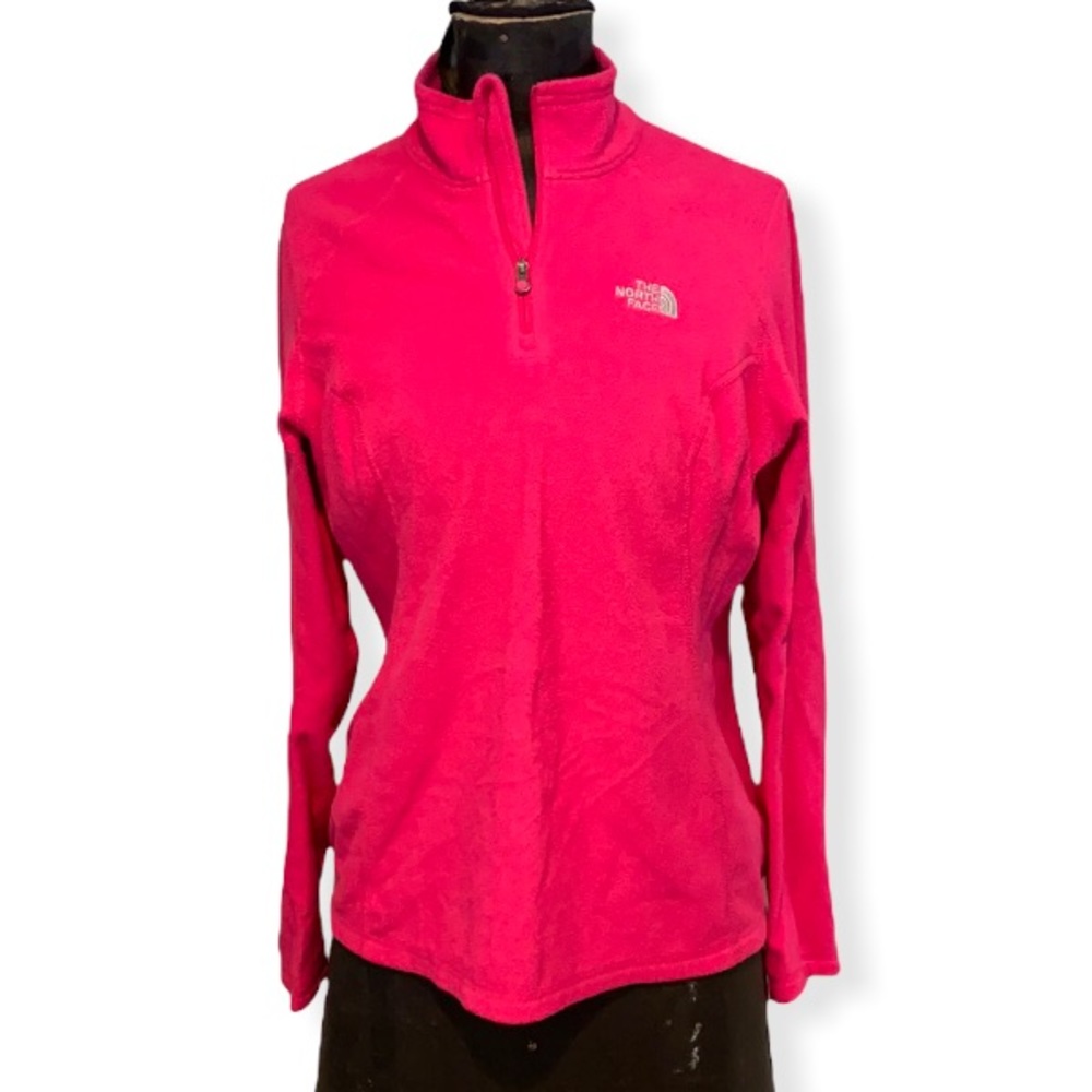 ⚡️3/$15⚡️The North Face Pullover Fleece | Hot Pink | Womens Size Medium